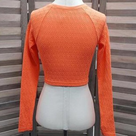 Women's Seamless Crop Long Sleeve Top | JoyLab | XL - Picture 6 of 10